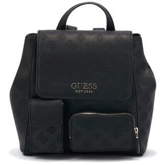 Guess - Guess Ilenia Pocket Backpack HWSG7473320-BLA - μαυρο